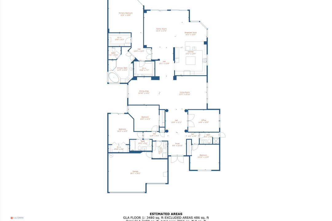 Active With Contract: $1,875,000 (4 beds, 3 baths, 3383 Square Feet)