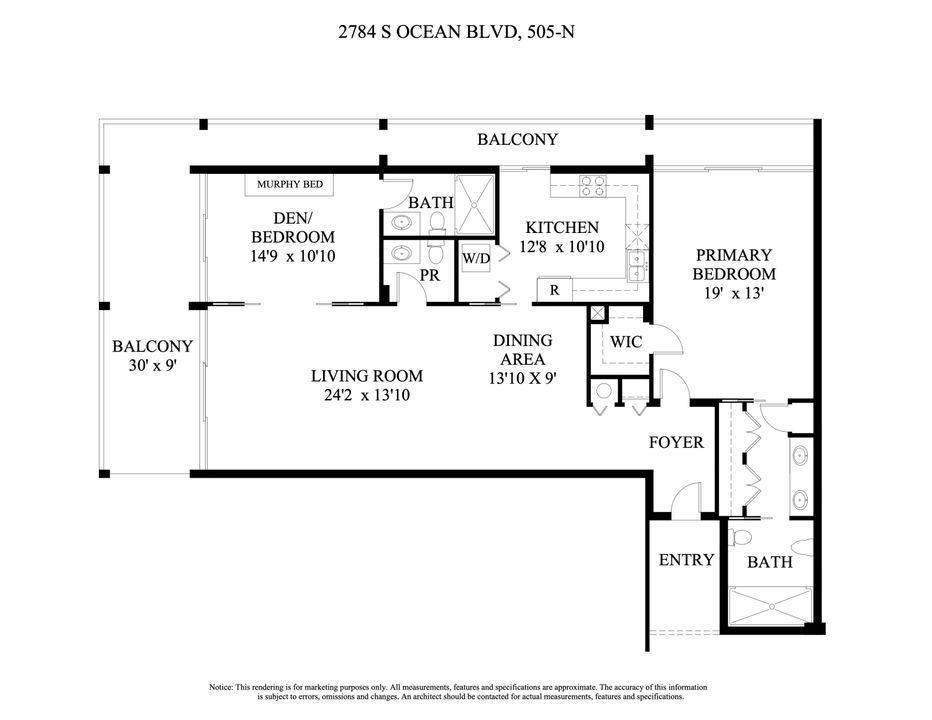 For Sale: $1,275,000 (2 beds, 2 baths, 1540 Square Feet)