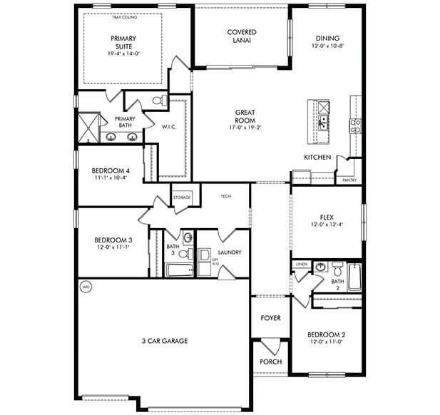 For Sale: $563,790 (4 beds, 3 baths, 2493 Square Feet)