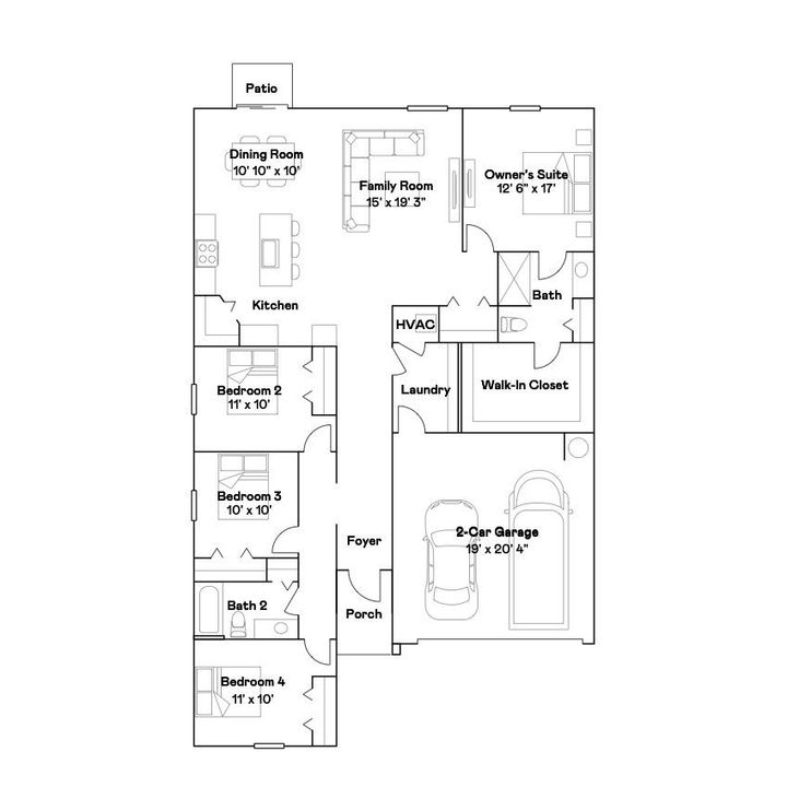 En Venta: $356,805 (4 camas, 2 baños, 1824 Pies cuadrados)