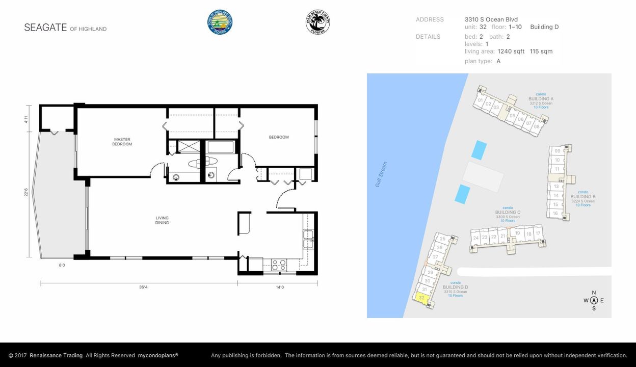 Active With Contract: $550,000 (2 beds, 2 baths, 1239 Square Feet)