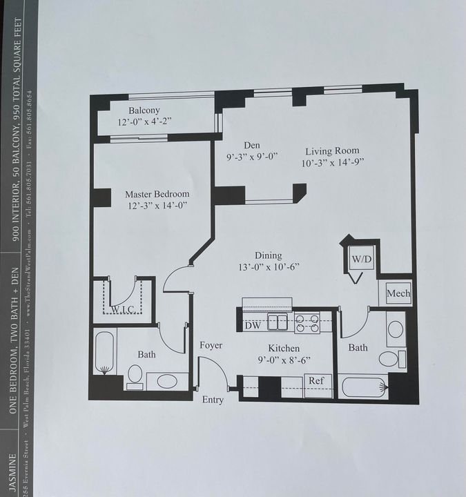 En Venta: $639,000 (1 camas, 2 baños, 900 Pies cuadrados)