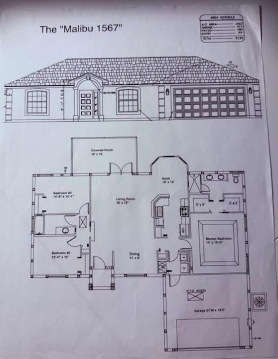 На продажу: $465,000 (3 спален, 2 ванн, 1552 Квадратных фут)