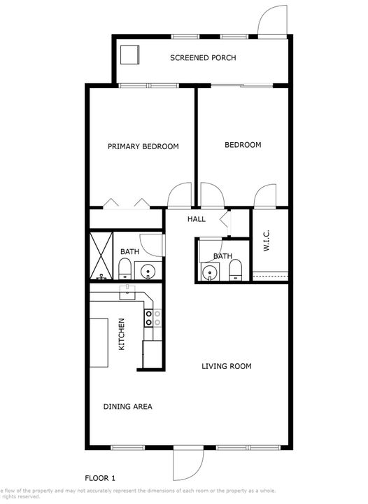 En Venta: $180,000 (2 camas, 1 baños, 798 Pies cuadrados)