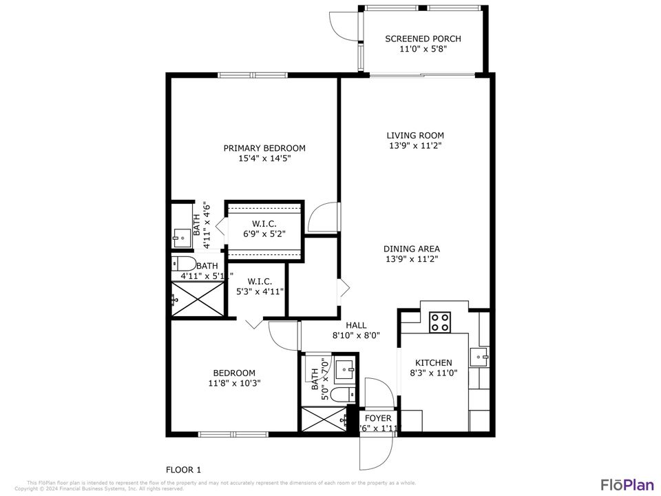 For Sale: $279,000 (2 beds, 2 baths, 1021 Square Feet)