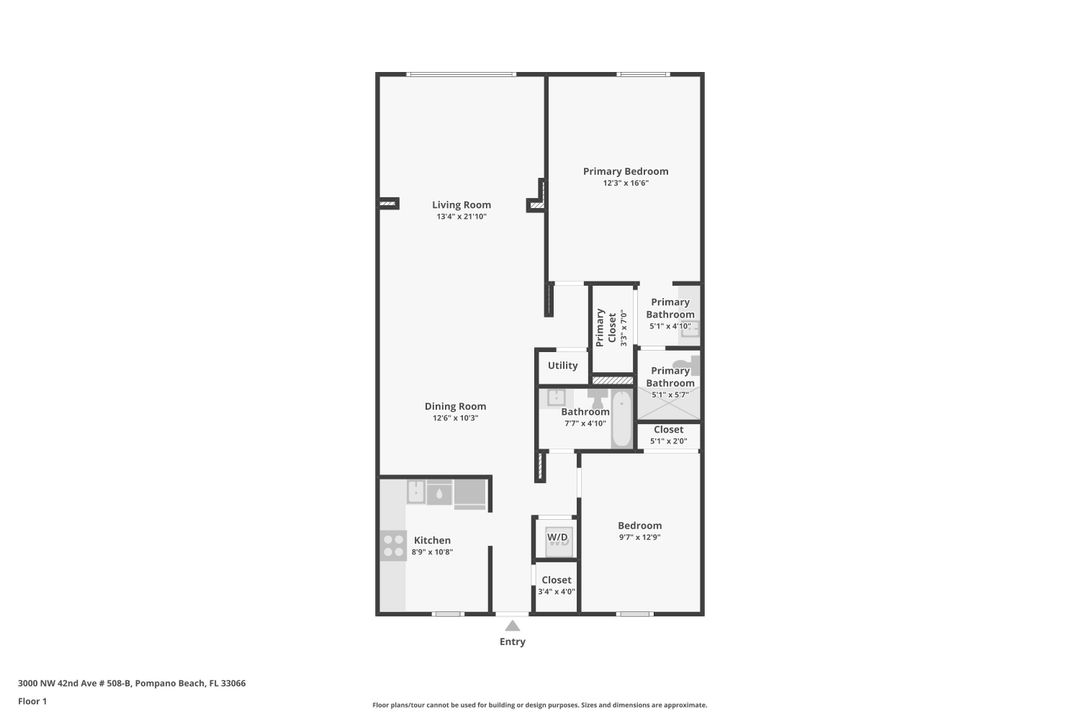 For Sale: $240,000 (2 beds, 2 baths, 1140 Square Feet)