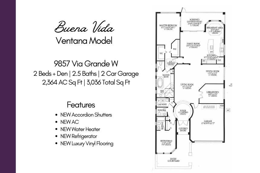 For Sale: $565,000 (2 beds, 2 baths, 2364 Square Feet)