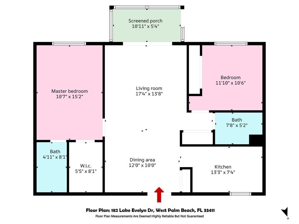 For Sale: $164,000 (2 beds, 2 baths, 888 Square Feet)