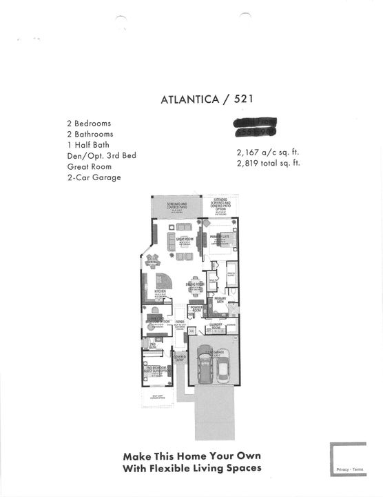 For Sale: $775,000 (2 beds, 2 baths, 2180 Square Feet)