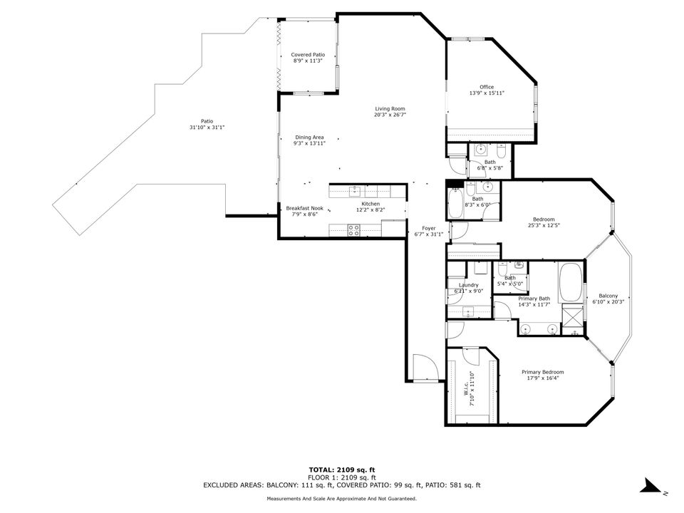 En Venta: $1,990,000 (3 camas, 3 baños, 2254 Pies cuadrados)