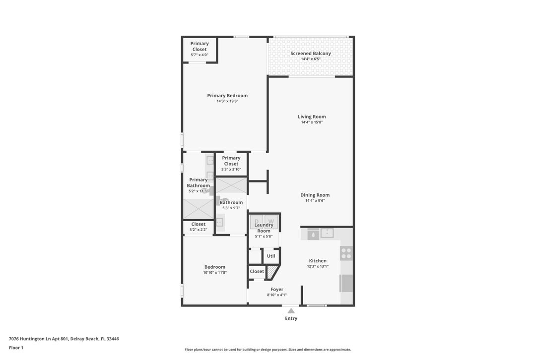 For Sale: $335,000 (2 beds, 2 baths, 1230 Square Feet)