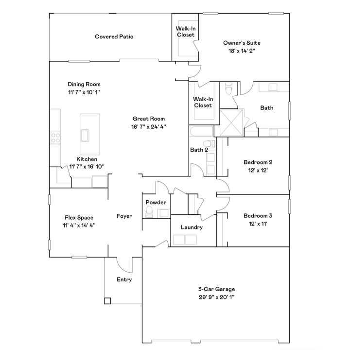 Activo con contrato: $429,950 (3 camas, 2 baños, 2325 Pies cuadrados)