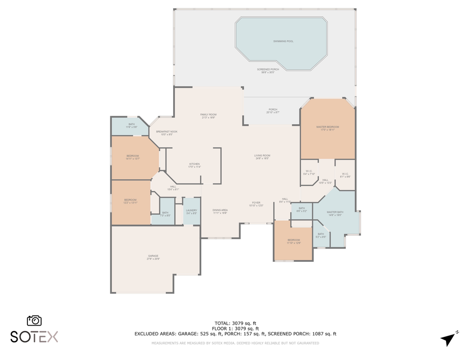 合同活跃: $1,299,000 (4 贝兹, 3 浴室, 3416 平方英尺)