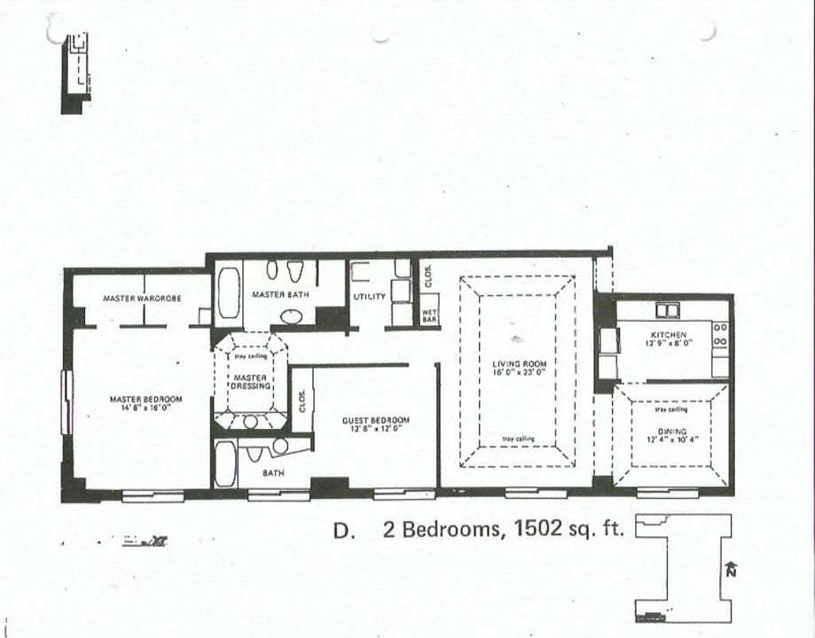 For Rent: $24,000 (2 beds, 2 baths, 1444 Square Feet)