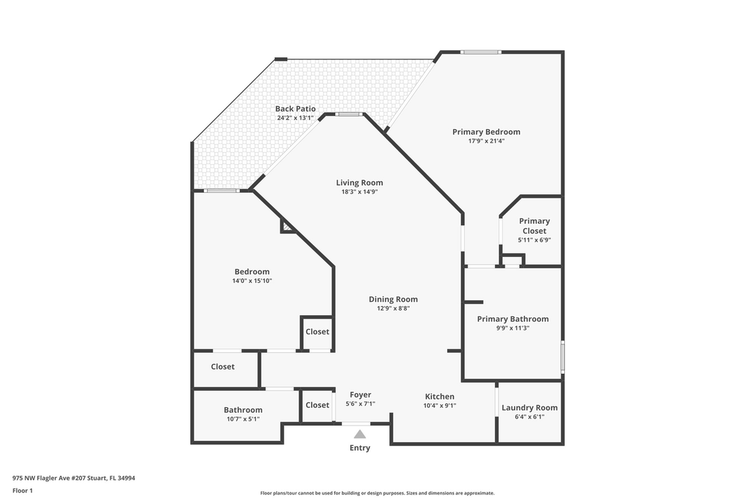 For Rent: $4,750 (2 beds, 2 baths, 1228 Square Feet)