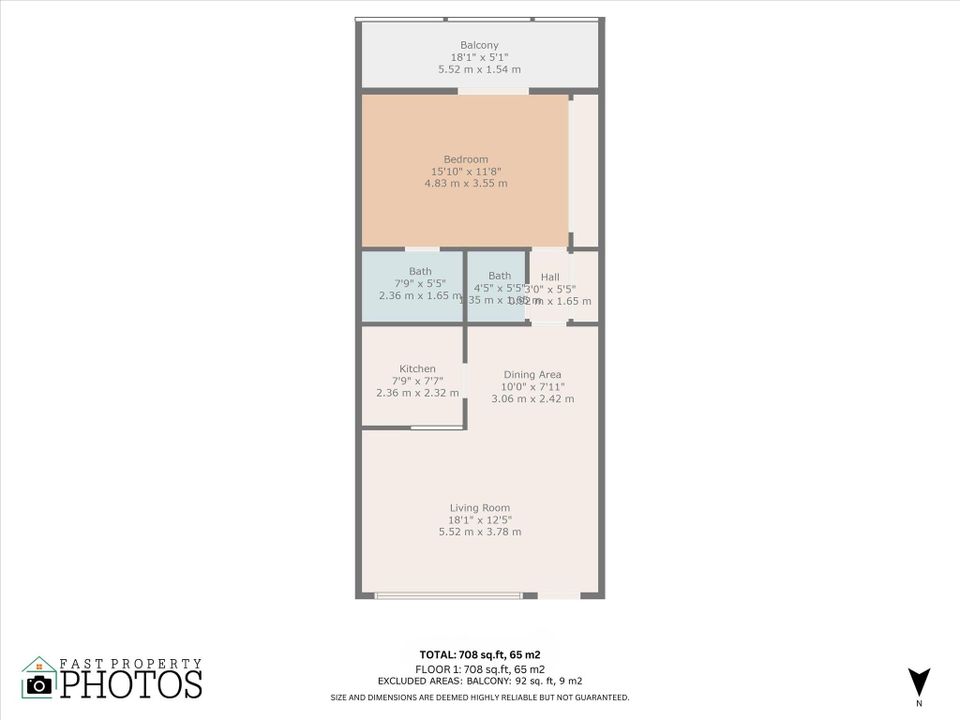 待售: $69,999 (1 贝兹, 1 浴室, 700 平方英尺)