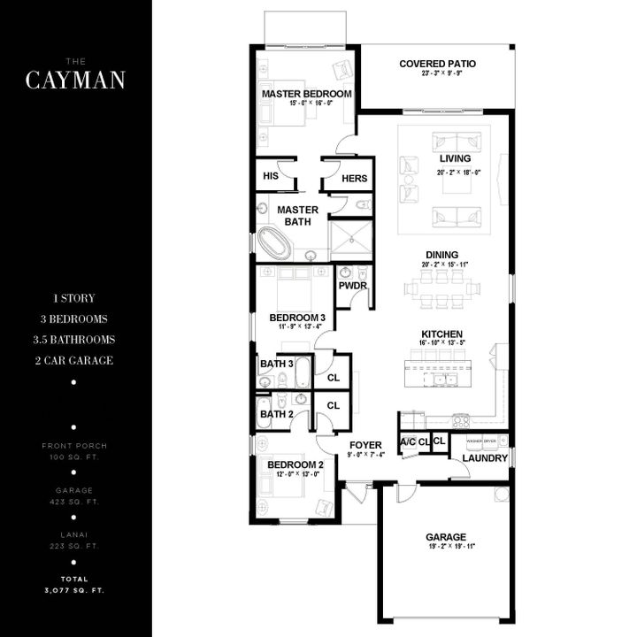 Activo con contrato: $1,275,000 (3 camas, 3 baños, 2555 Pies cuadrados)