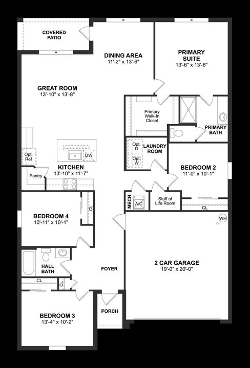 Active With Contract: $339,995 (4 beds, 2 baths, 1820 Square Feet)