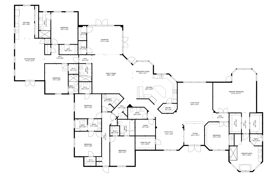 Active With Contract: $3,950,000 (6 beds, 6 baths, 6297 Square Feet)