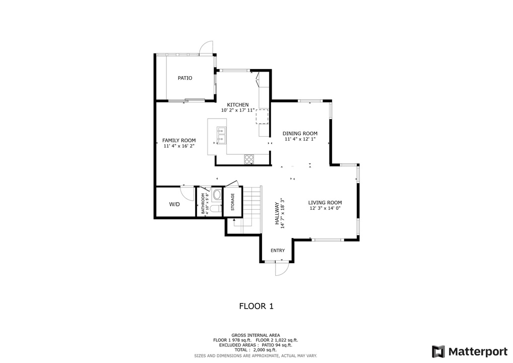 Activo con contrato: $624,900 (3 camas, 2 baños, 2036 Pies cuadrados)