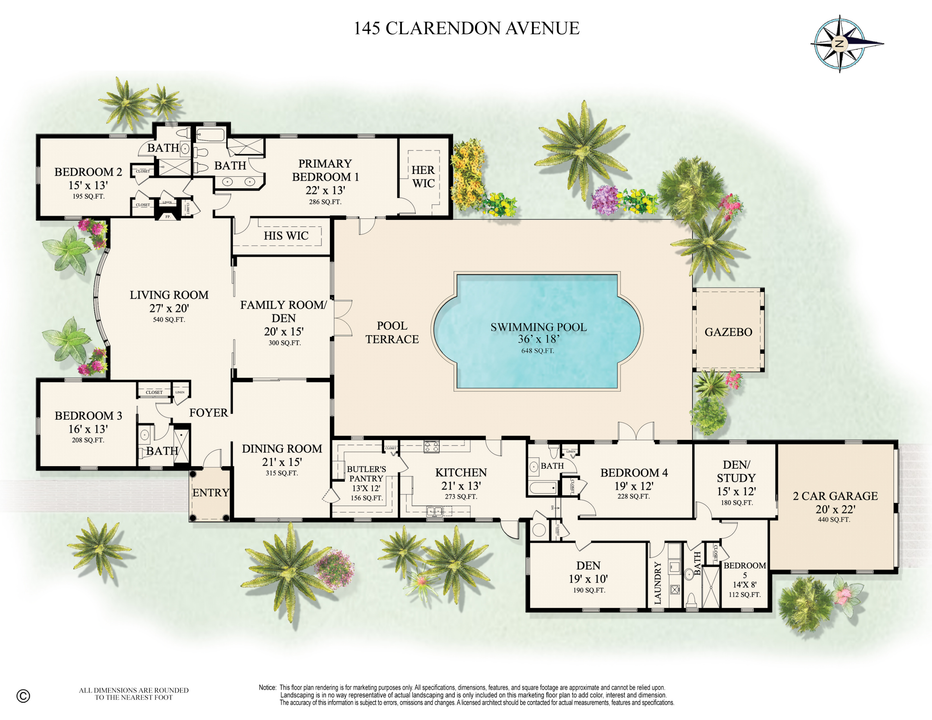 For Sale: $18,900,000 (5 beds, 5 baths, 4237 Square Feet)