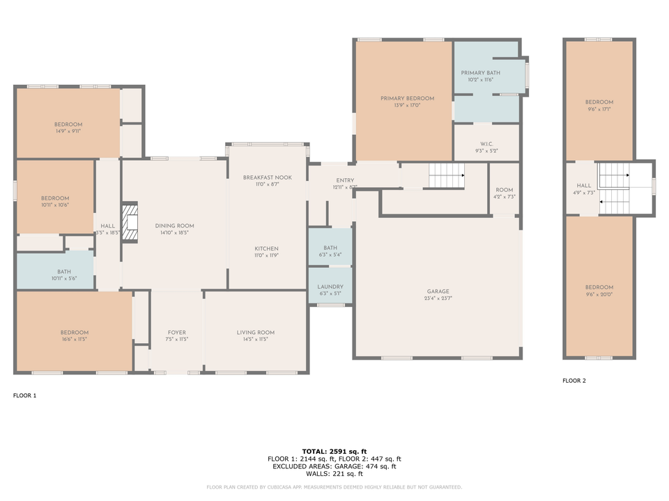 For Sale: $1,720,000 (4 beds, 2 baths, 2960 Square Feet)