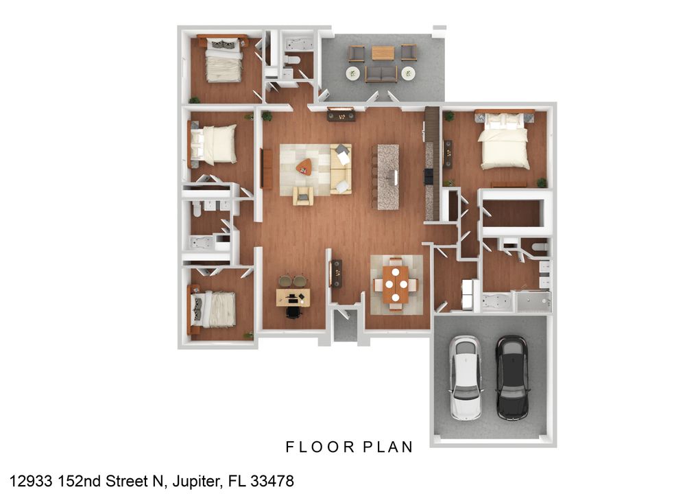 На продажу: $975,000 (4 спален, 3 ванн, 2418 Квадратных фут)