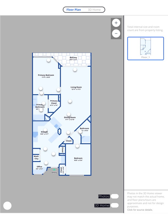 Active With Contract: $530,000 (2 beds, 2 baths, 1228 Square Feet)