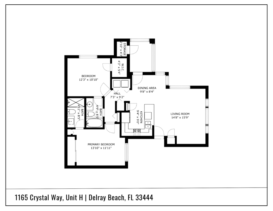 Active With Contract: $282,500 (2 beds, 2 baths, 978 Square Feet)