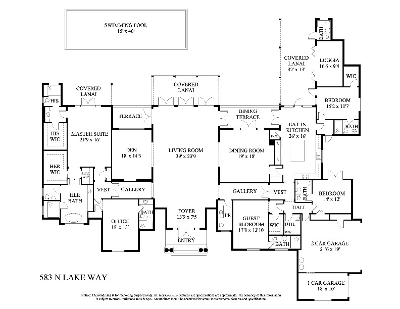待售: $22,500,000 (5 贝兹, 7 浴室, 5384 平方英尺)