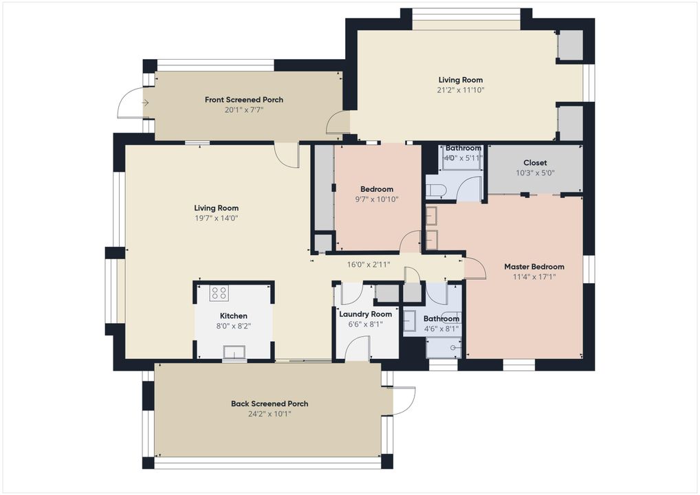 待售: $199,000 (2 贝兹, 2 浴室, 1476 平方英尺)