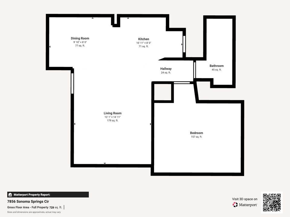 Active With Contract: $204,900 (1 beds, 1 baths, 729 Square Feet)
