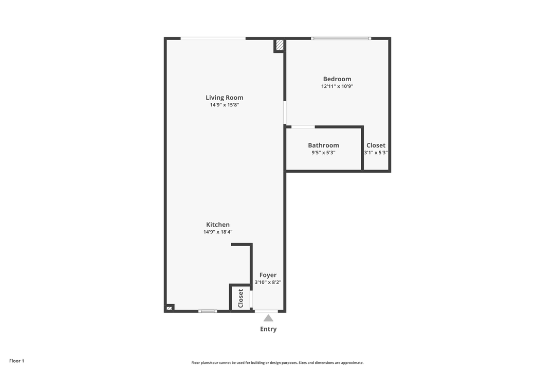 En Venta: $615,000 (1 camas, 1 baños, 754 Pies cuadrados)