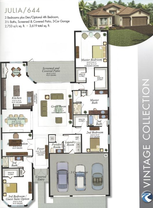待售: $924,750 (3 贝兹, 3 浴室, 2753 平方英尺)