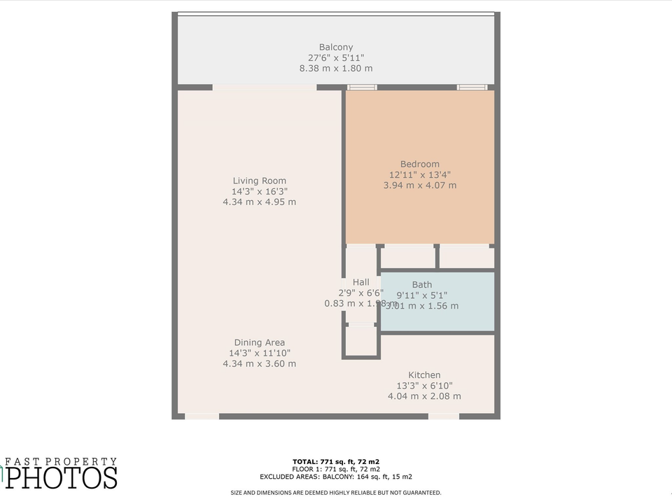 Active With Contract: $195,000 (1 beds, 1 baths, 900 Square Feet)