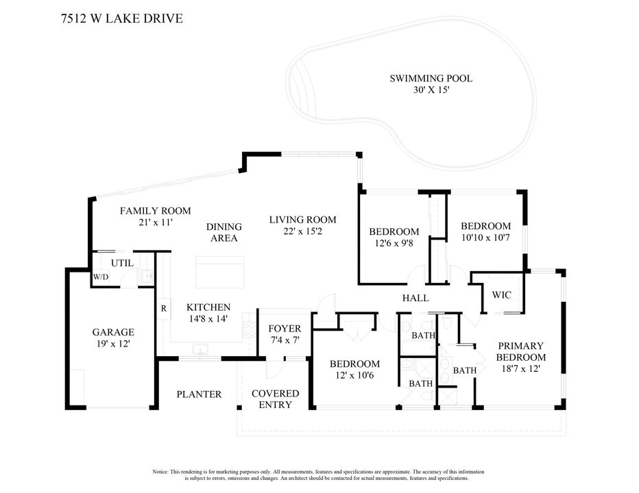 На продажу: $1,195,000 (4 спален, 3 ванн, 1835 Квадратных фут)