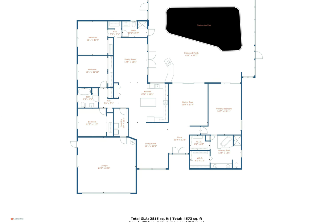 待售: $999,000 (4 贝兹, 3 浴室, 2918 平方英尺)