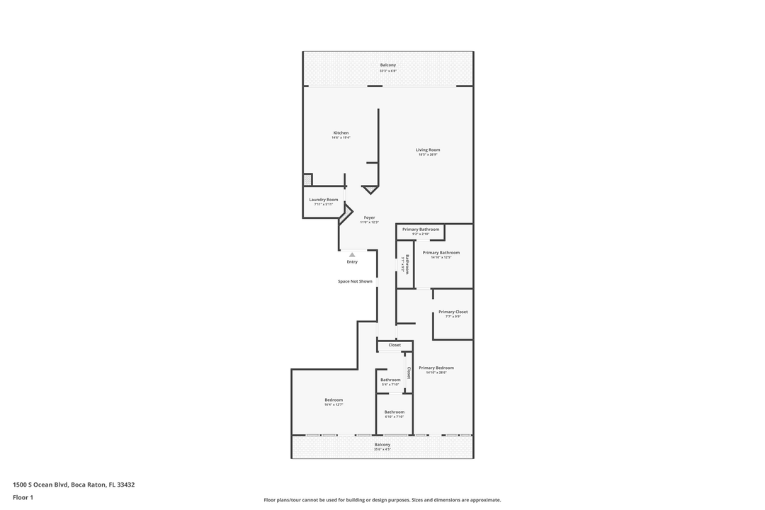 For Rent: $12,500 (2 beds, 2 baths, 2156 Square Feet)