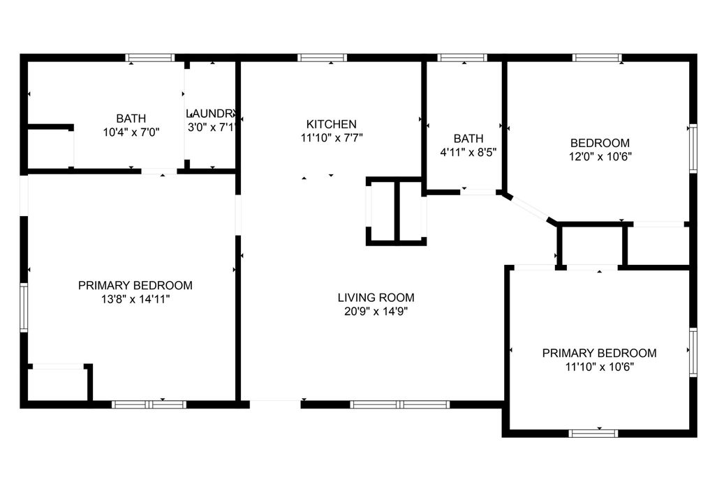 For Sale: $399,000 (3 beds, 2 baths, 1106 Square Feet)