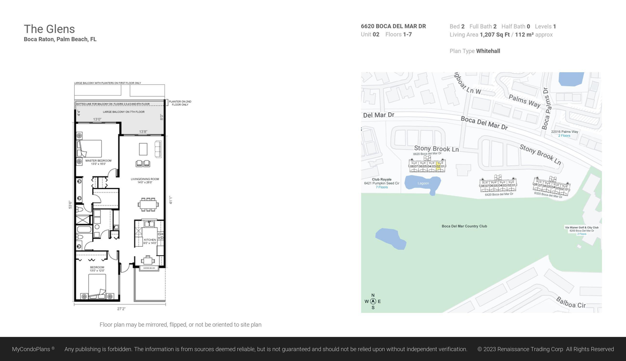 Active With Contract: $179,900 (2 beds, 2 baths, 1207 Square Feet)