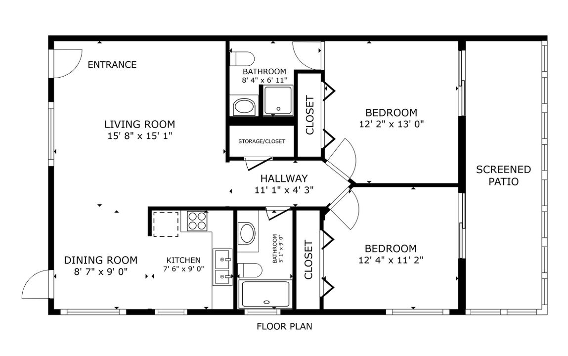 For Sale: $169,000 (2 beds, 2 baths, 992 Square Feet)
