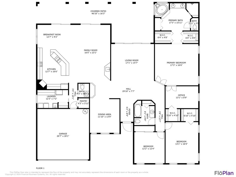 For Rent: $5,000 (3 beds, 2 baths, 2965 Square Feet)