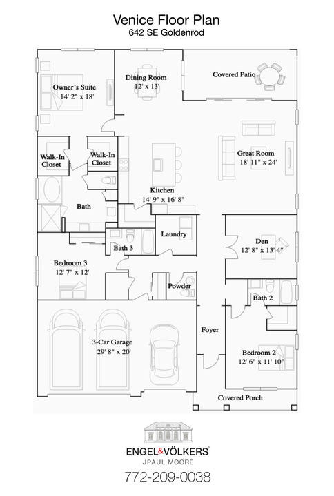 For Sale: $694,909 (3 beds, 3 baths, 2807 Square Feet)