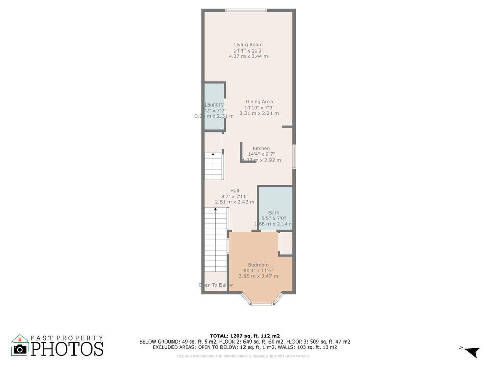 合同活跃: $2,600 (3 贝兹, 3 浴室, 1212 平方英尺)