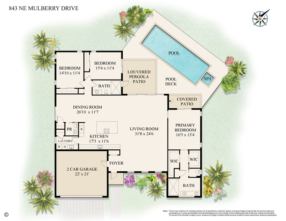 На продажу: $2,550,000 (4 спален, 2 ванн, 2379 Квадратных фут)