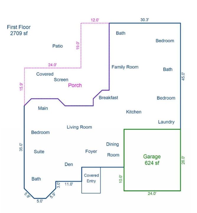 For Sale: $999,000 (3 beds, 3 baths, 2709 Square Feet)