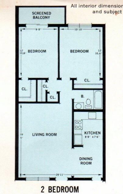 Active With Contract: $2,900 (2 beds, 1 baths, 1156 Square Feet)