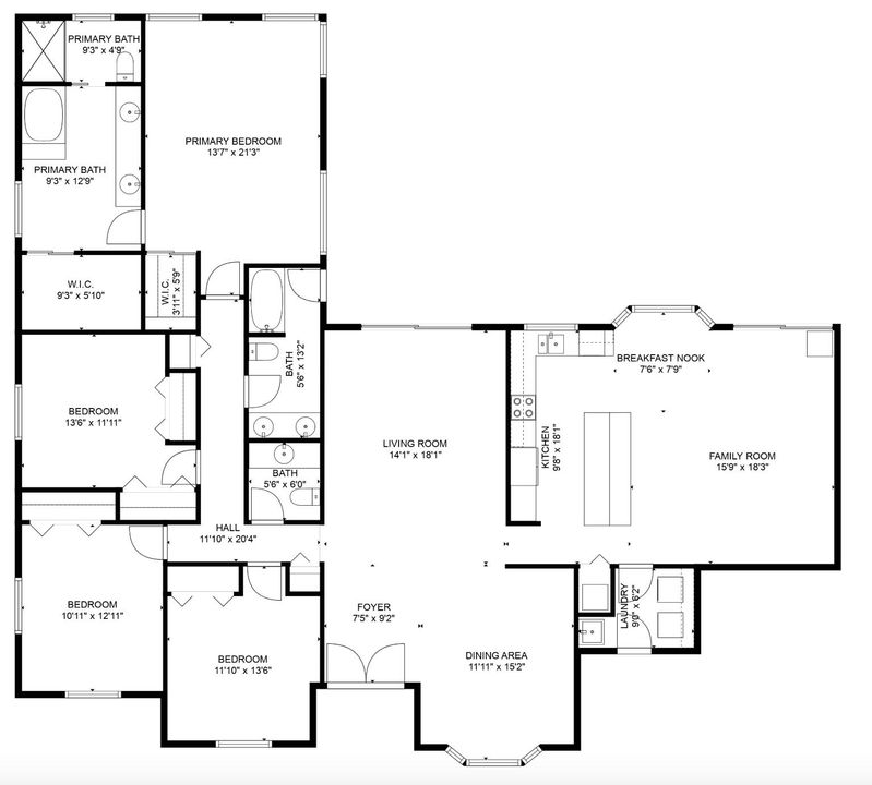 Active With Contract: $949,000 (4 beds, 2 baths, 2595 Square Feet)