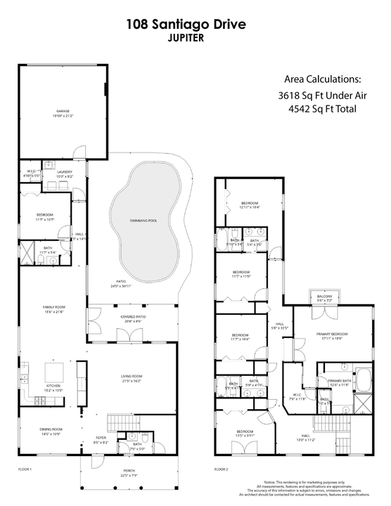 Activo con contrato: $1,295,000 (5 camas, 4 baños, 3618 Pies cuadrados)