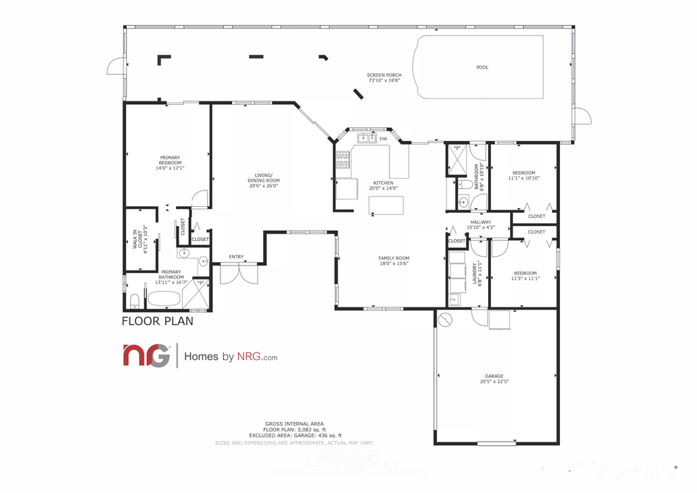 Activo con contrato: $735,000 (3 camas, 2 baños, 2129 Pies cuadrados)